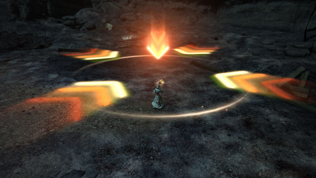 A player with a stack marker