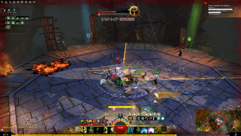 Kernan's final and widest shot in her Hail of Bullets