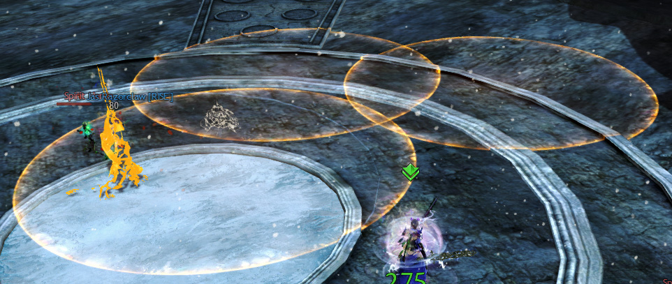 Three AoE indicators from Spinner's Web